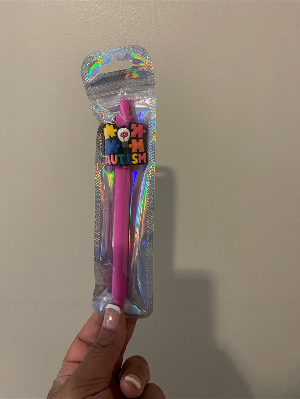 Blue Heart Charm Party Pen - Unbranded